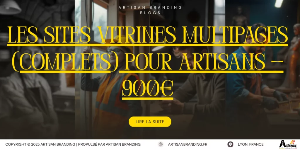 Les sites vitrines multipages (complets) pour artisans — 900€_resultat