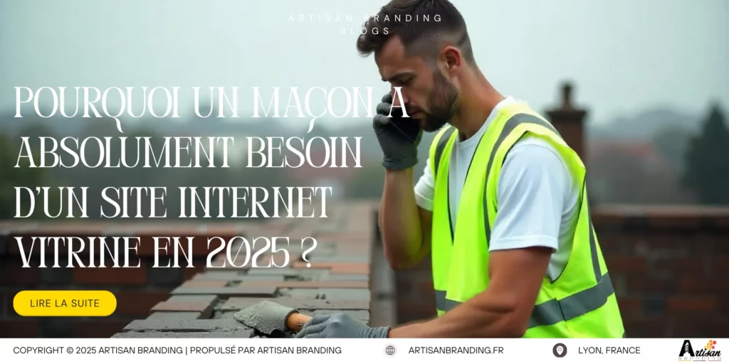Pourquoi un maçon a absolument besoin d’un site internet vitrine en 2025 ?