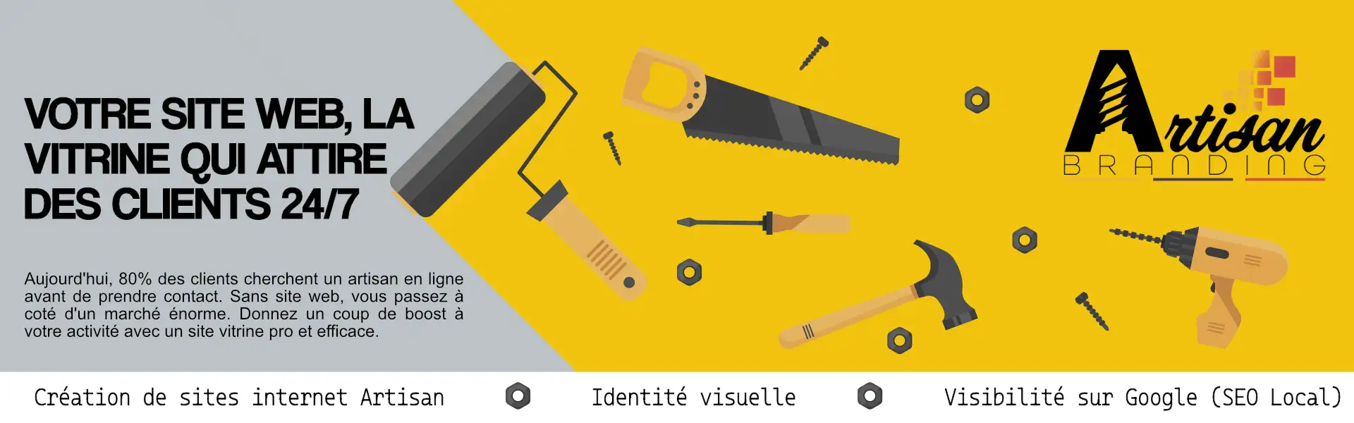 découvrez artisan branding leader dans la création de sites web et création graphique pour les artisans français